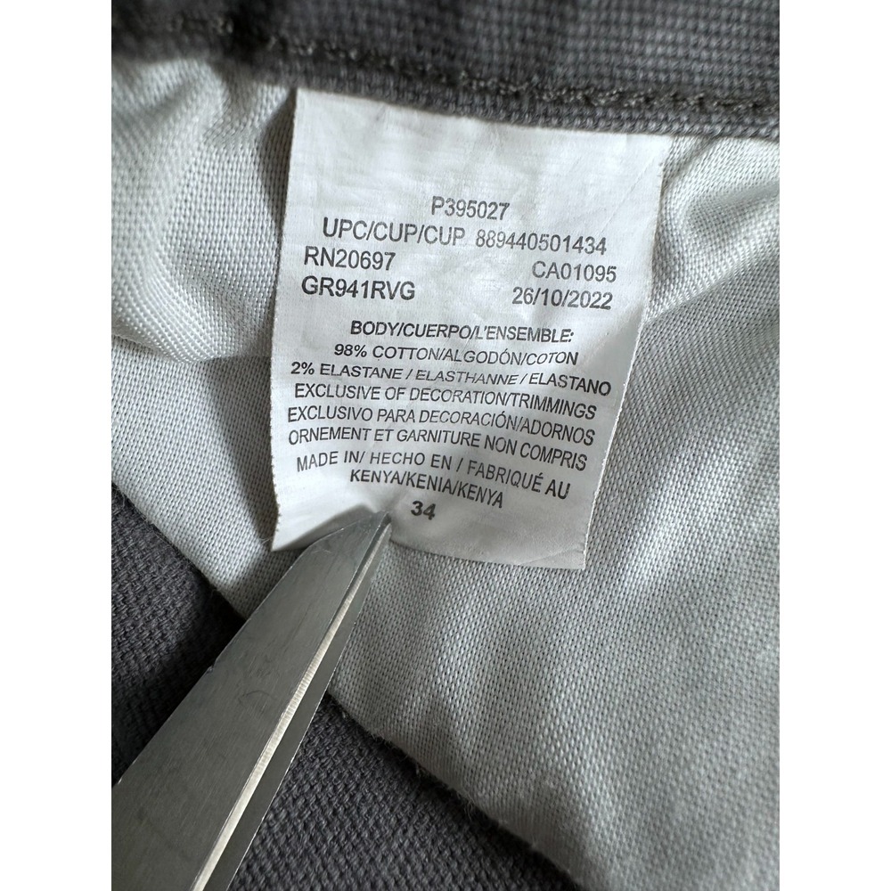 Dickies Denim Shorts Men's Size 34" Waist Regular Fit Grey Utility Carpenter - Picture 10 of 12